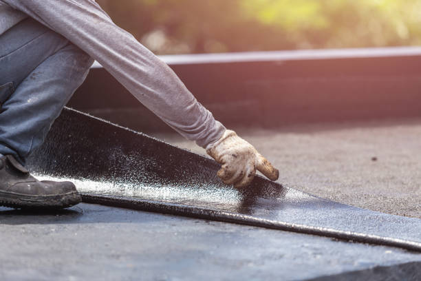 Professional Foundation Crack Repair technician working in Harrison, MI